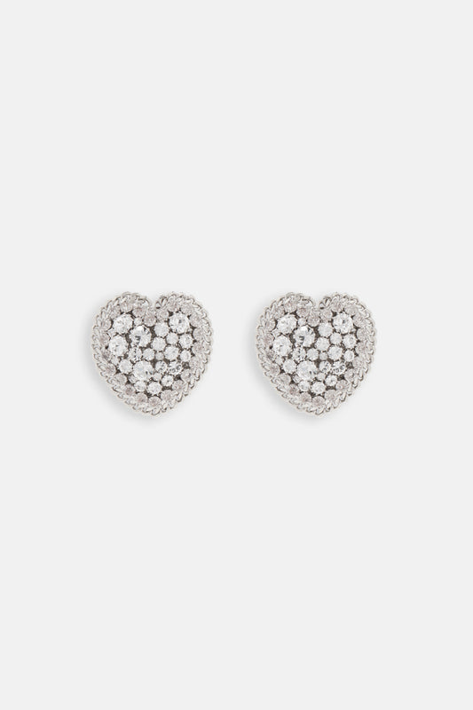 CRYSTAL HEART EARRINGS